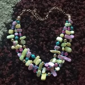 ADORABLE!/ MULTI COLOR/ MOTHER OF PEARL NECKLACE